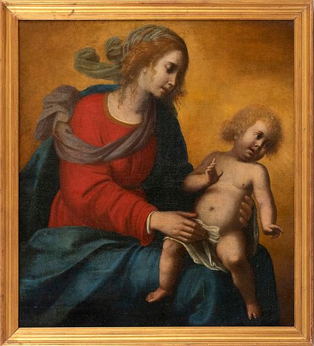 MARIO BALASSI (Florence, 1604 - 1667) - Madonna with Child