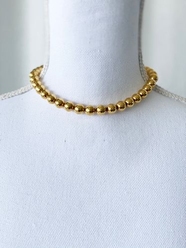 18k Ball Necklace 