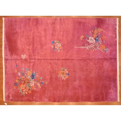 Antique Nichols Carpet, China, 10 x 14