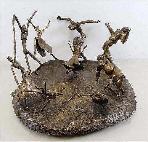 Sonya Sorel Bellak (20th Century) Bronze Sculpture