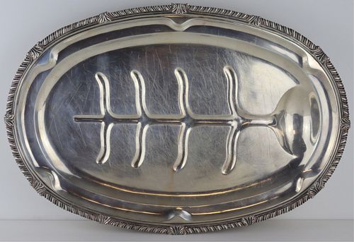 STERLING. Kimberley Sterling Meat Tray.