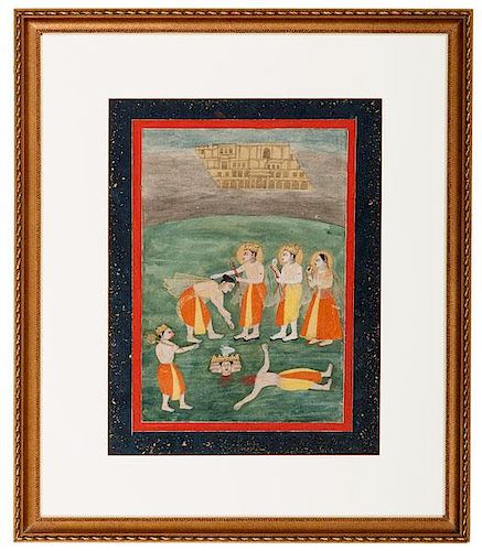 Pair of Mughal Paintings 