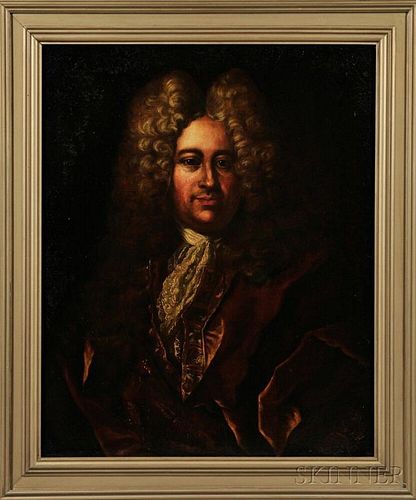 French School, 18th Century      Portrait of Anthony or Francois de Martelly, Le Comte of Toulons