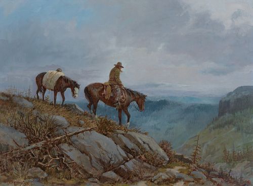Olaf Wieghorst (1899-1988); A Rugged Trail