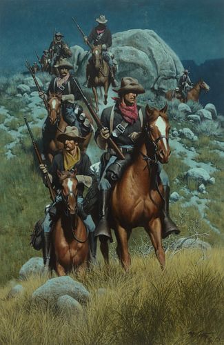 Frank McCarthy (1924-2002); With Carbines Drawn