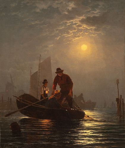 Edward Moran (1829-1901); Fishermen