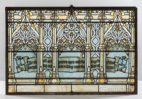 Tiffany Glass & Decorating Company Stained Glass Window Panel