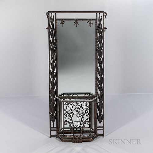 Wrought Iron Hall Stand