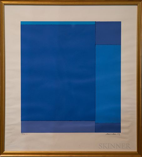 Ludwig Sander (American, 1906-1975)      Geometric Abstract.