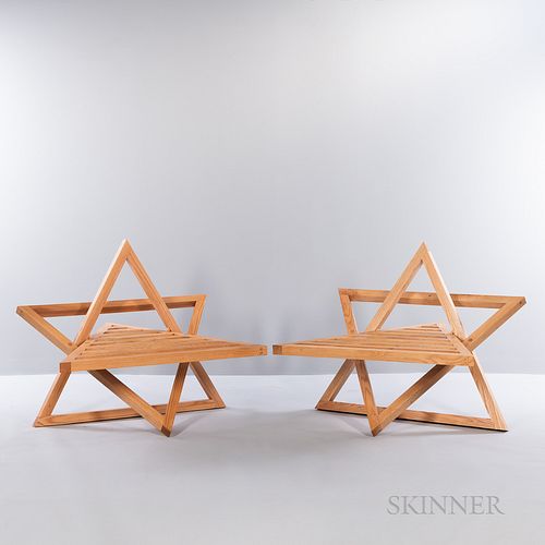 Two Star-shaped Chairs