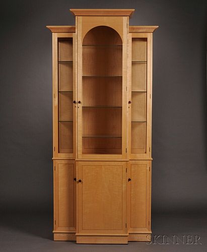 Terry Moore (Welsh/American) Studio Furniture Cabinet and Display Case