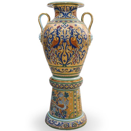 Deruta Ceramic Mosaic Urn
