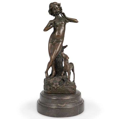 After Joaquin Angles Idylle Bronze