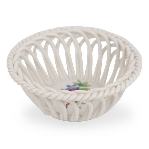 Herend Reticulated Basket