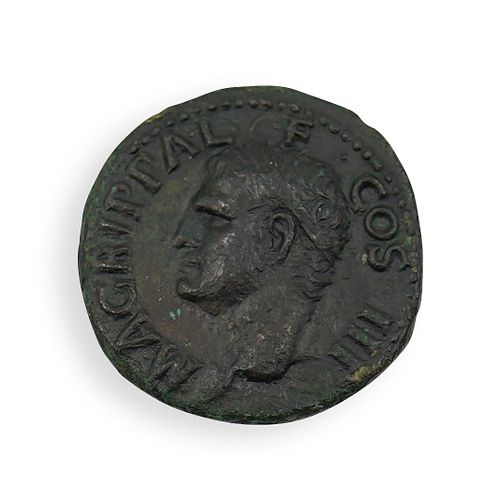 Agrippa Ancient Roman Bronze Coin