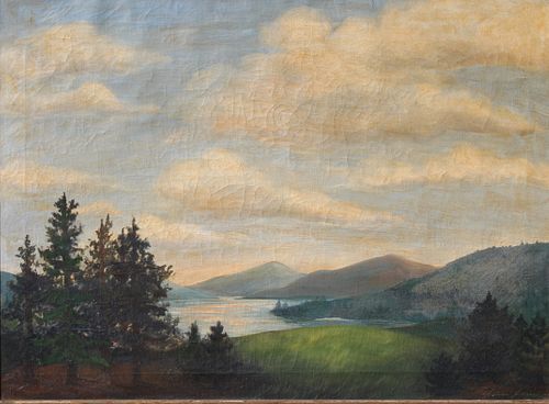 Natalie Norris (20th C) Landscape