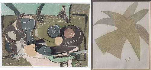 (2) Georges Braque (1882 - 1963) Lithographs