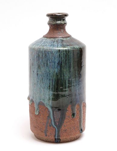 Modern Glazed Stoneware Art Pottery Vase