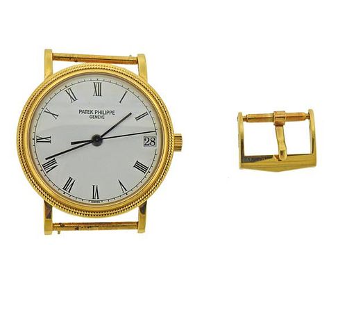 Patek Philippe Calatrava 18k Gold Watch ref. 3802 200