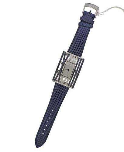 Chopard 18k Gold Diamond Sapphire Watch S13 7130 38
