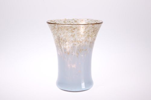 A MONART GLASS VASE
 Of flared cylindrical form, 