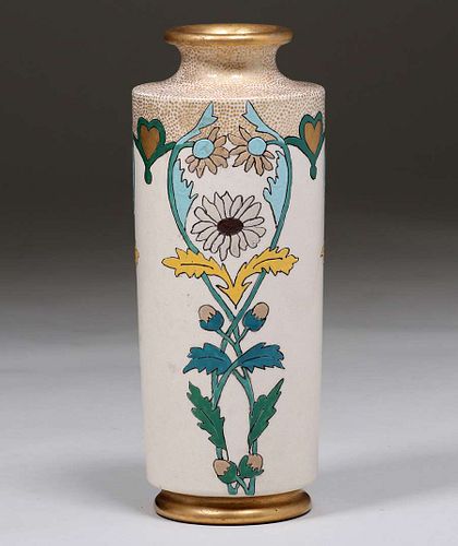 American Arts & Crafts Decorated Japanese Vase c1910