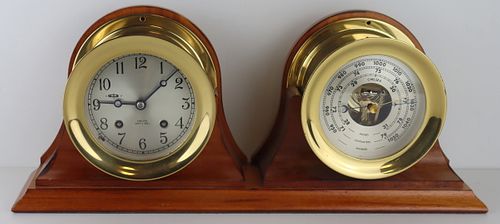 Chelsea Ship's Clock and Barometer.