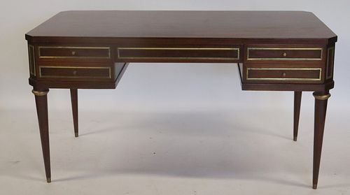 Louis Philippe Style Desk With Gilt Decoration