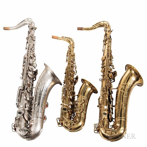 Alto and Two Tenor Saxophones, Holton 232 & 241, c. 1948