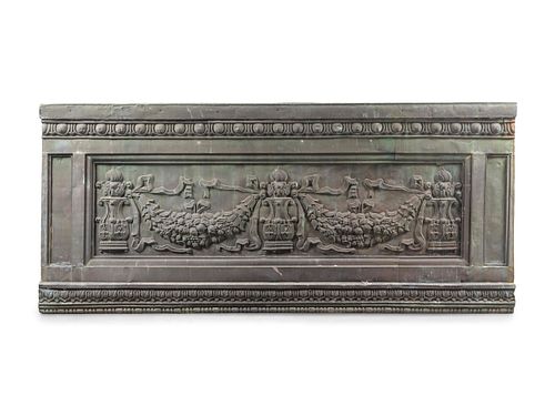A Louis XV Style Molded Copper Architectural Panel