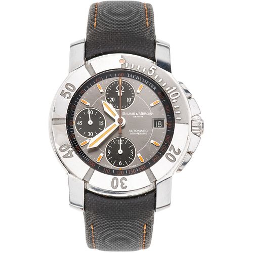 Baume & Mercier chronometer steel watch, Ref. 65405. Automatic.