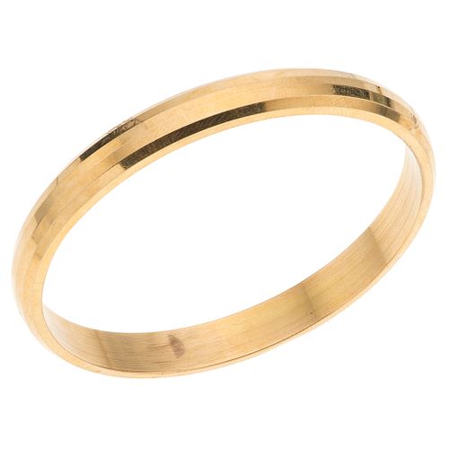 Bracelet in 18k yellow gold. Weight: 18.5 g. Diameter: 2.4" (6.2 cm)