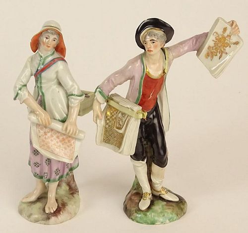 Two 19/20th Century Dresden Porcelain Figures