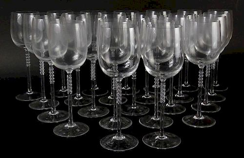 Set of 24 Rosenthal "Century" White Wine Glasses
