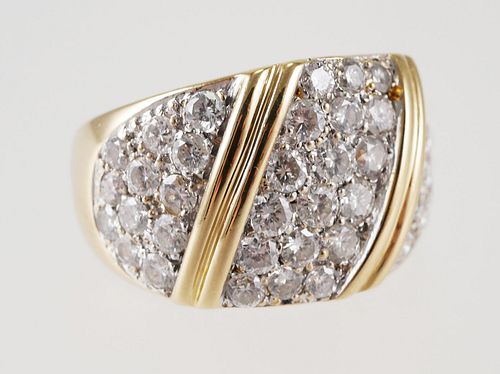 18K Yellow Gold & DIAMOND Ring