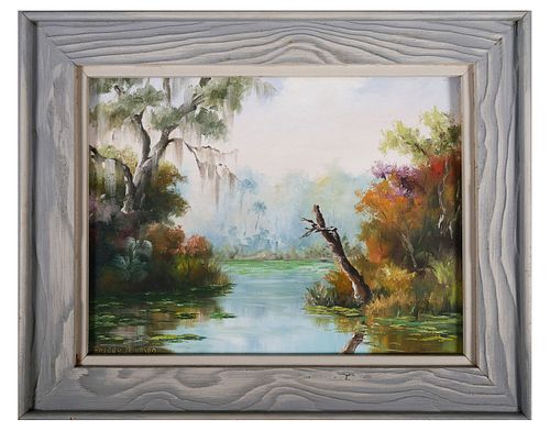 FREDDY PETERSON, Florida Landscape Painting