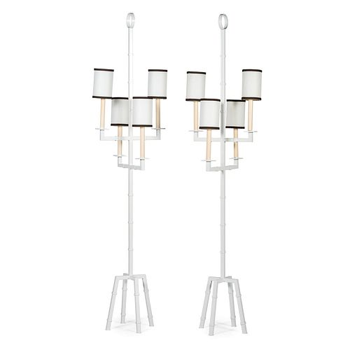 A Pair of Floor Lamps in the Manner of Tommi Parzinger