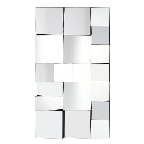A Neal Small, Slopes Faceted Wall Mirror
