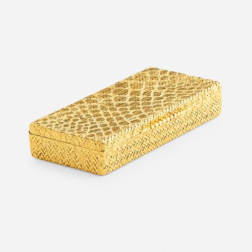Van Cleef & Arpels, Gold cigarette case