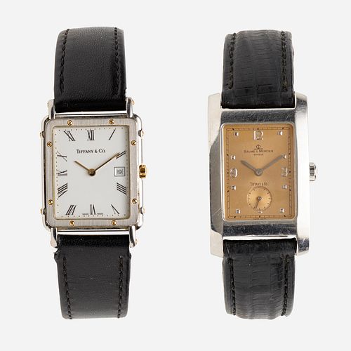 Tiffany & Co., Two wristwatches