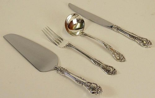 Four (4) Gorham King Edward Sterling Silver Serving Pieces