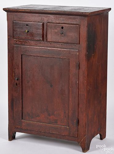 Pennsylvania stained pine cupboard