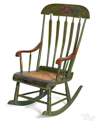 Painted Boston rocking chair