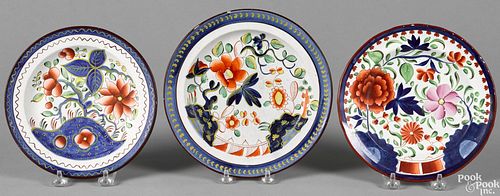 Three Gaudy Dutch plates