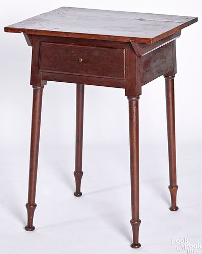 Pennsylvania stained one-drawer stand