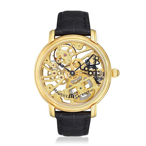 Maurice Lacroix Masterpiece Squelette in 18K Gold