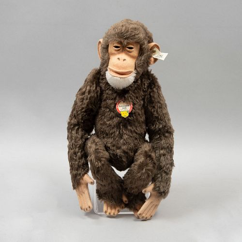Toy Chimpanzee SCHIMPANS. Germany. 1993. Steiff. Plush toy. Replica of the original (1928)
