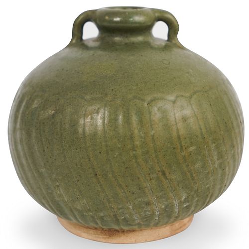 Antique Green Terracotta Vessel