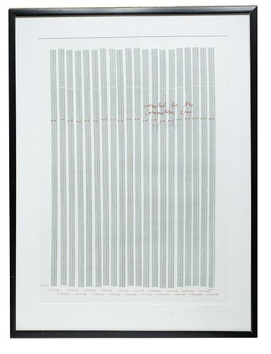 Beuys, Joseph<br><br>Countdown 2000s. l., s. ed. (self-produced), 1981, 87 x 63 cm.