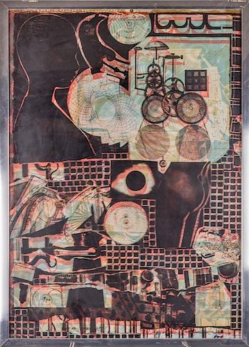 Kosuke Kimura (b. 1936) Out of Time #25, Silkscreen,